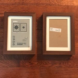 Two IKEA Ribba 5x7” Frames